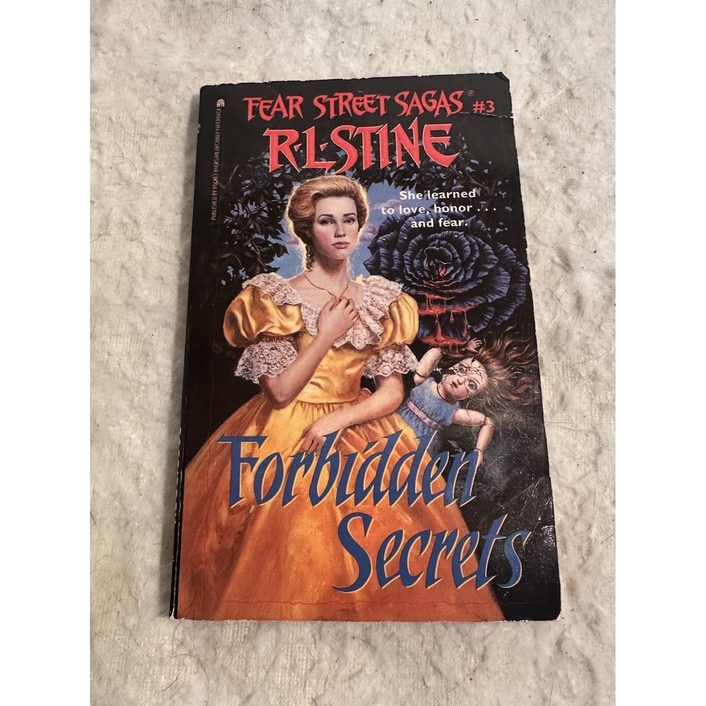 RL Stine Fear Street Sagas Book #3 Forbidden Secrets YA Horror 1st Edition